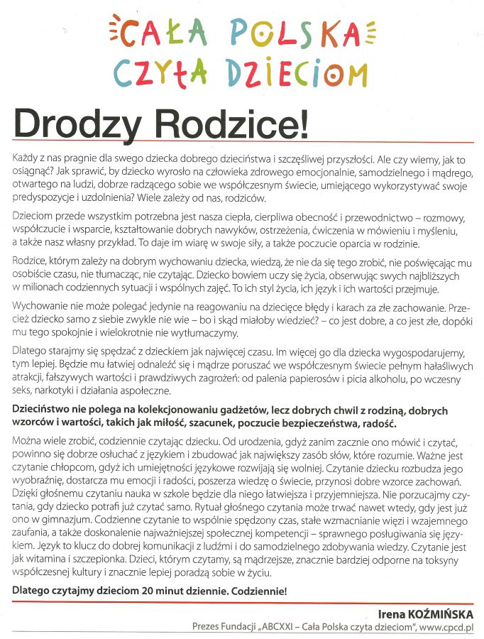 Cała Polska Czyta Dzieciom