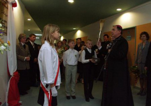 Poświęcenie tablicy pamiątkowej